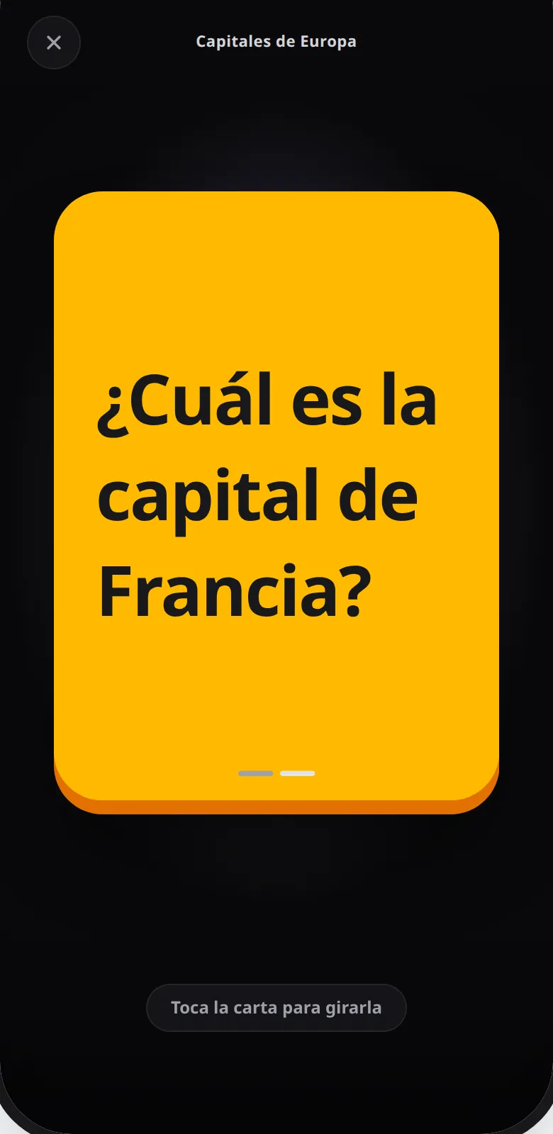 Repaso rápido: una carta entre las pilas de pendientes y hechas
